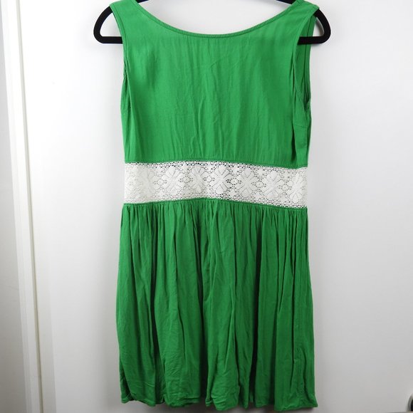 Modcloth Green Dress in Large - Picture 1 of 3
